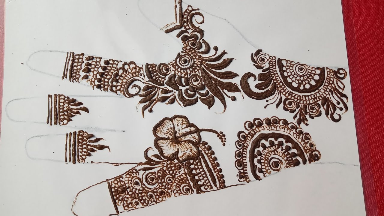 Trending mehndi design front hand full videos || 