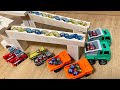 マーブルラン ASMR ♫ ダンプトラック(はたらくくるま) & HABAウェーブスロープ