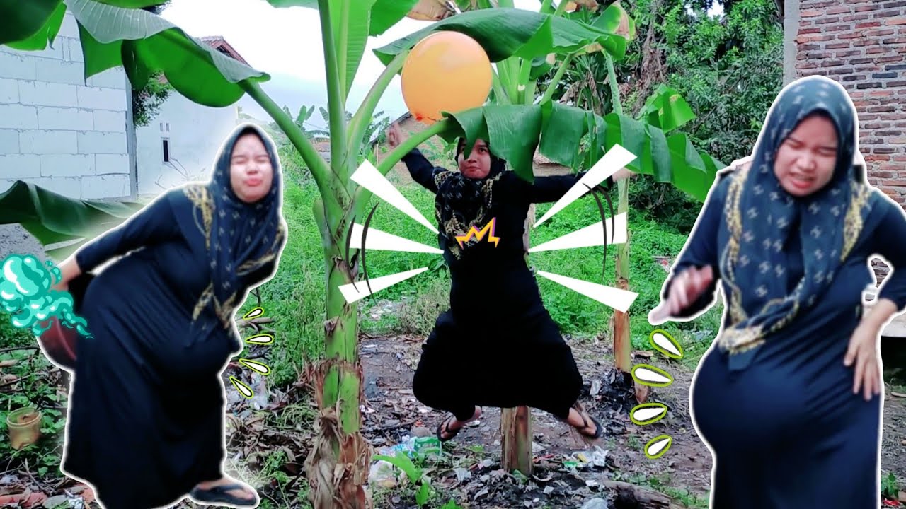 DRAMA IBU HAMIL LUCU MELAHIRKAN DI BAK SETELAH LOMPAT LOMPAT AMBIL BALON || HAMIL || MELAHIRKAN