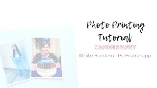 Photo Printing Tutorial with Canon Selphy Printer | PicFrame App screenshot 4