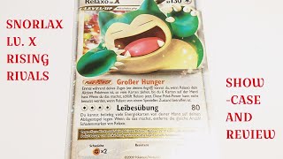 Pokemon TCG Showcase and Review of Snorlax Lv.X Rising Rivals Nr. 111 of 111