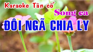 Karaoke tân cổ ĐÔI NGÃ CHIA LY - SONG CA (Ns Dũng Thanh Lâm & Mỹ Châu)