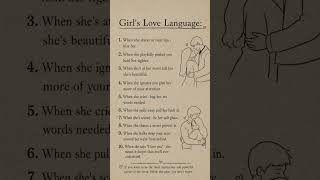 Girl’s Love Language: #woman #menlife #menlevelup #love #truelove #relationship #motivation