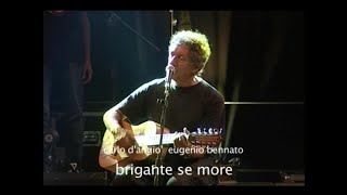 Video thumbnail of "EUGENIO BENNATO - Brigante se more"