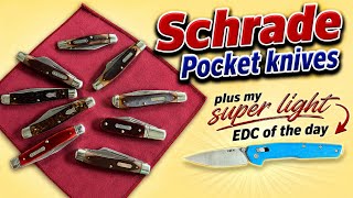 Schrade Pocket Knives + ZT 0117