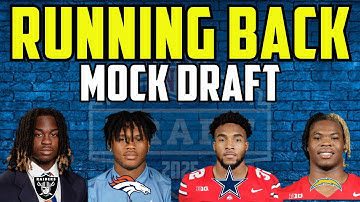 Rookie RUNNING BACK Mock Draft With Our Favorite Landing Spots