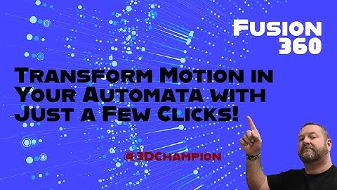 Creating Multiple Motion Types in Fusion 360 with Cylindrical Joints and Motion Links