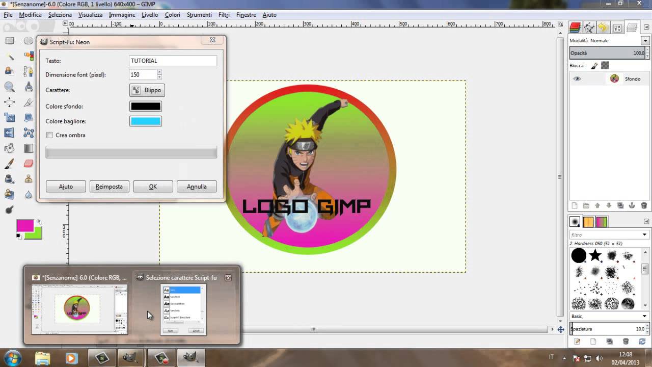 Creare Un Logo Vettoriale Con Gimp