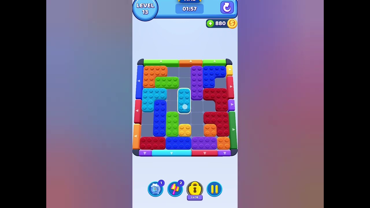Color Block Jam Level 13 Rock Gaming Channel YouTube source opening frame