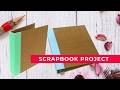 SCRAPBOOKING ALBUM SNAP | Ideias criativas para decorar o seu álbum de recortes|#aula 2