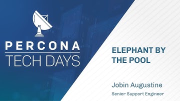 Elephant by the pool: PostgreSQL connection poolers overview - Percona Tech Days