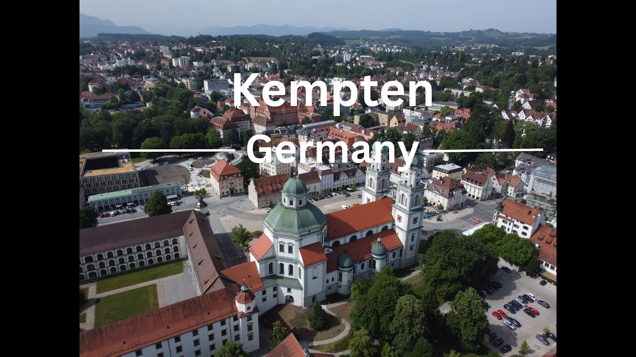 Kempten - Germany by drone in cinematic 4K - YouTube
