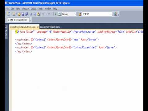 asp 60 add old newsletter page with gridview