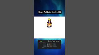 Naruto Pixel Animation with CSS #naruto #animated #javascript #css #cssanimation #programming