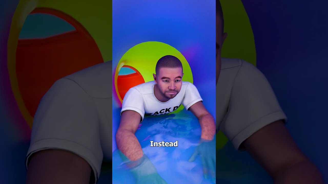Stuck In A Water Slide 