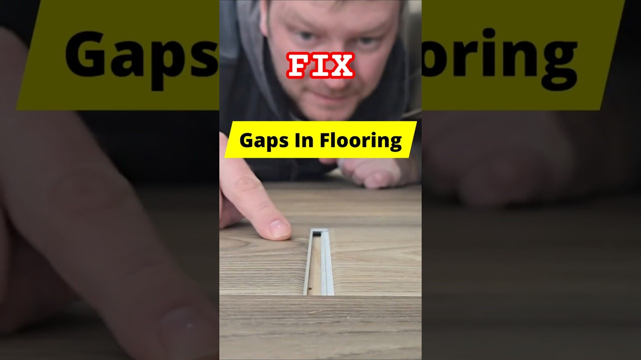 Как устранить щели в напольном покрытии... Советы от Хэппи Гилмора