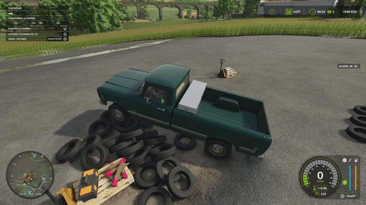 Mod pour inondé  et pneu pour console fs 25 