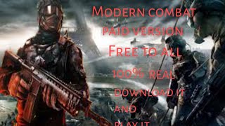 How to download Modern combat 4 paid version for free // only four gamer.xyz//#sktech screenshot 4