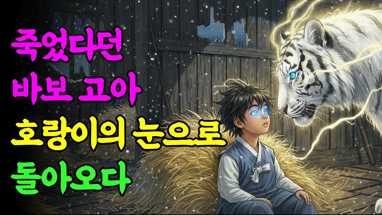 죽은 줄 알았던 고아 소년이 호랑이 눈을 가지고 돌아왔다. 은혜 갚은 호랑이 이야기 |야담|옛날이야기|민담|사연|오디오북