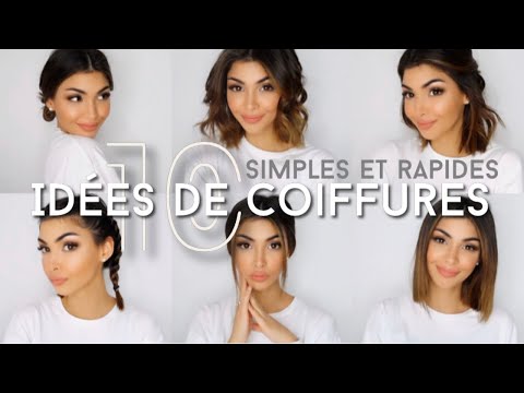 💁🏻‍♀️ 10 IDEES DE COIFFURE sur CHEVEUX COURTS Simples et Rapides ! Lisa Ngo