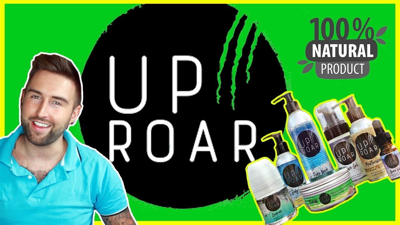 NEW!  Men's Natural Grooming & Skincare Products Review - UPROAR!!  //  thatsNathan