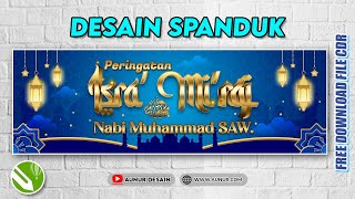 Desain Spanduk Isra Miraj 1444 H / 2023 M