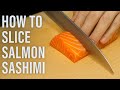 How to Slice Salmon Sashimi | Salmon Sushi is Only 40 Years Old!?