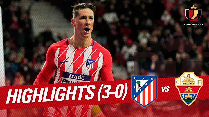 Resumen de Atlético de Madrid vs Elche CF (3-0)