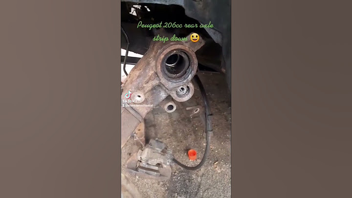 #Peugeot206 #rearaxle #shorts