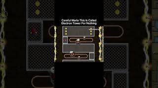 It's Electron Tower Mario Careful Traps Ahead #mario #nintendo #retrogaming