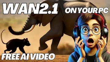 How to Run WAN 2.1 Locally on Pinokio | Free AI Video | Demo: Elephant vs Mouse
