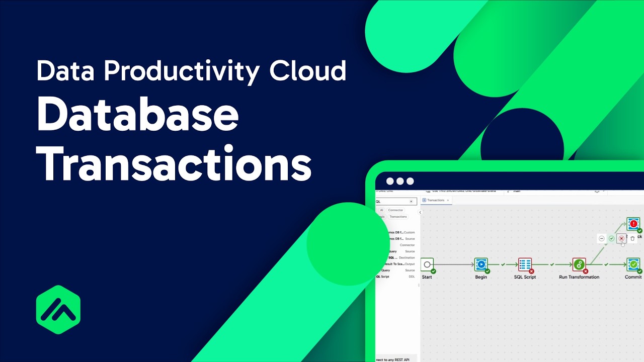 Database Transactions | Data Productivity Cloud - YouTube