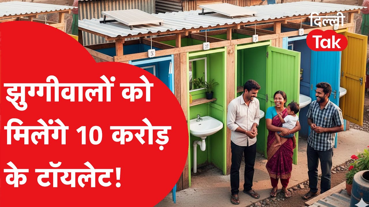 दिल्ली की इन झुग्गियों में बनेंगे 10 करोड़ के टॉयलेट, अब नहीं होंगे बस्ती के लोग परेशान!