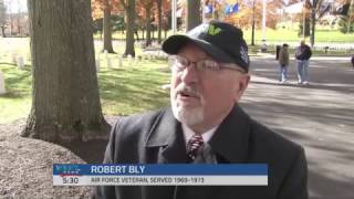 Annual Veterans Day Memorial Service At Woodlawn National Cemetery