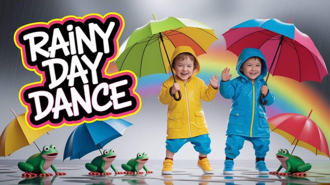 Rainy Day Dance ☔ | Monsoon Nursery Rhyme for Kids | DALLO TV