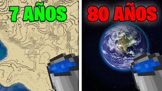 Hice Minecraft en Diferentes Edades