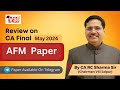 Ca final may 2024 advanced financial management paper review by ca rc sharma sir