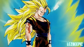 Goku Turns Super Saiyan 3 [LEZBEEPIC REUPLOAD]