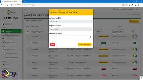 Perancangan Aplikasi Simpan Pinjam pada Koperasi Konsumen Syariah Politeknik Aceh Berbasis Web