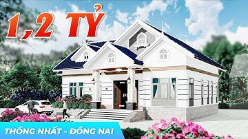 Mẫu Nhà Vườn Mái Thái Siêu To Hơn 300m2 Rộng Rãi Trị Giá 1.2 Tỷ Tại Thống Nhất Tỉnh Đồng Nai