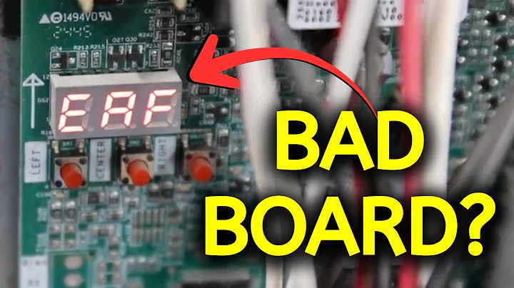 Goodman, Daikin, Amana Furnaces. EAF Code SOLUTION!