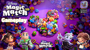 Disney Magic Match 3D Gameplay