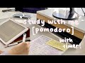 Study with me with chill lofi music  pomodoro method 25 minute study x 5 minute rest