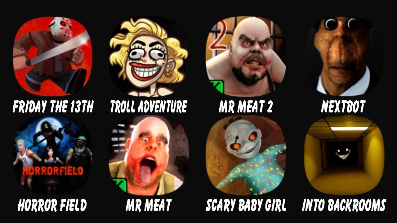 Friday the 13th, Troll Quest USA Adventure, Mr Meat 2, Nextbot Chasing
