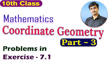 Coordinate Geometry  Part - 3 I 10th Class (AP/TS) I Solutions of Exercise - 7.1 (6-15) I Ramesh Sir