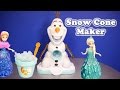 Frozen Olaf Snow Cone Maker With the Assistant