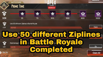 How to Use 50 different Zip lines in Battle Royale Apex Legends Mobile