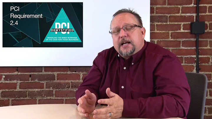 PCI Requirement 2.4 - Maintain an Inventory of In-Scope System Components