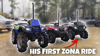 Zona ATV Muddy-Gras Ride | *Buddys first Zona Trip*
