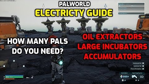Palworld: Electricity Quick Guide | Generators, Pals Setups and Accumulators Explained!